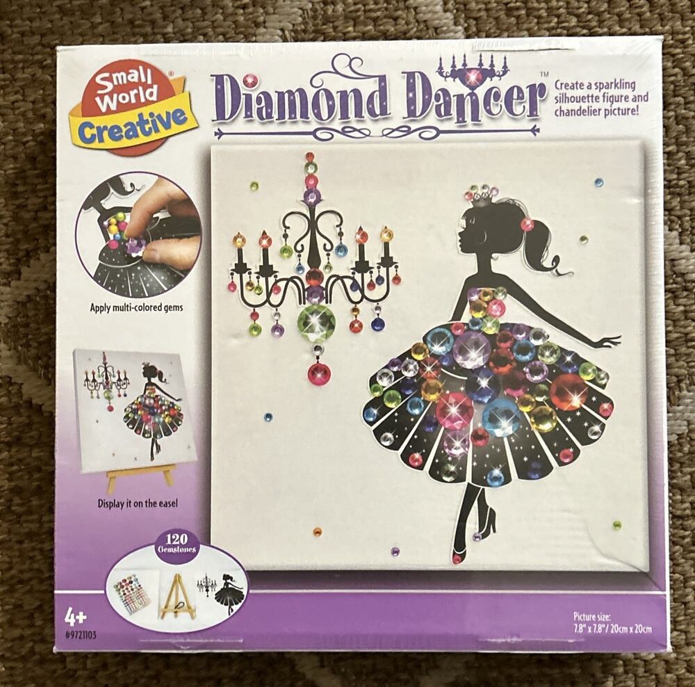Small World Creative Diamond Dancer Picture Kit, Ages 4+ New & Sealed